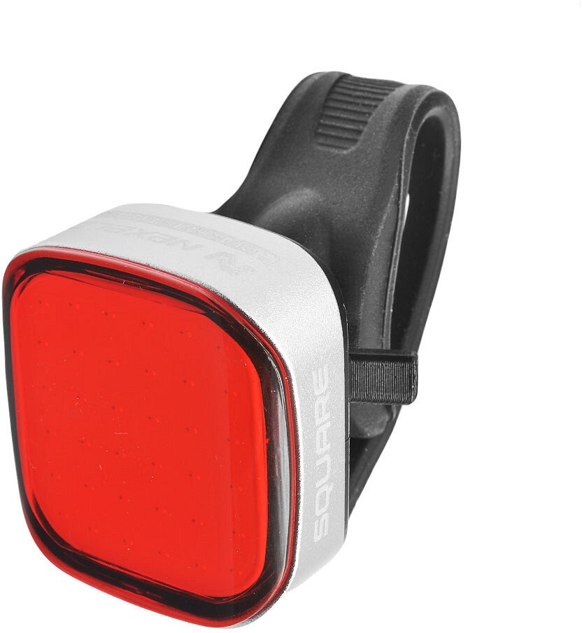 Tylna lampka rowerowa NEXELO SUPREME SQUARE USB 36 LED