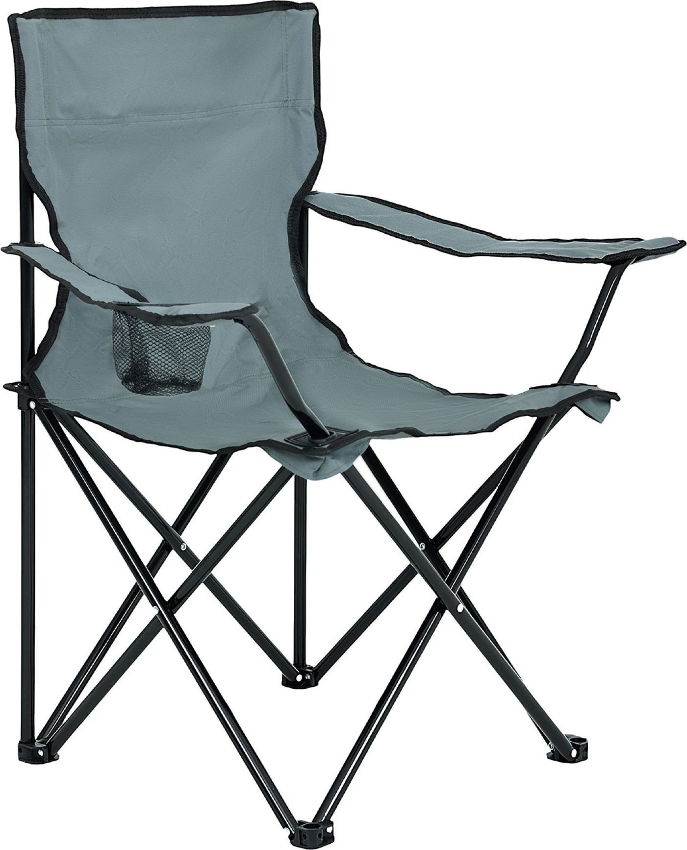 Fancy Garden Krzesło turystyczne ANTER składane Szare