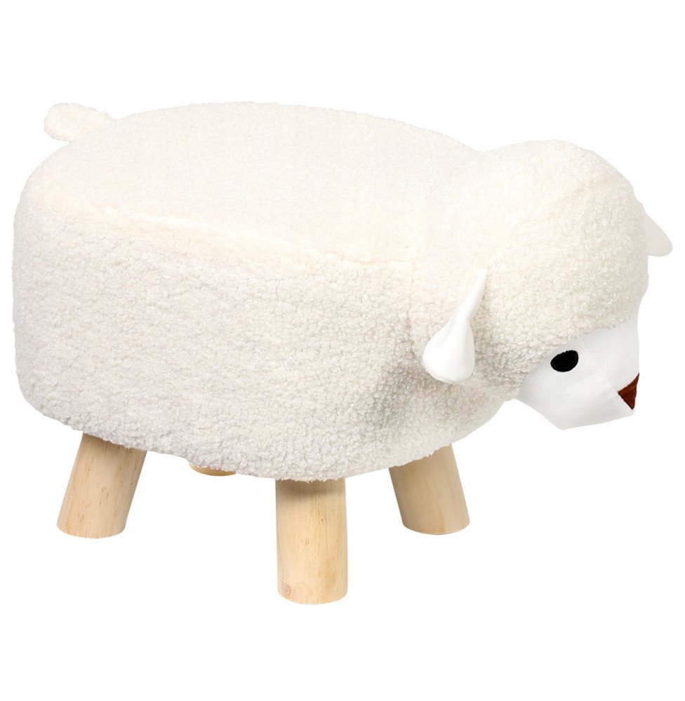 Stołek dziecięcy z motywem zwierzaka, wys. 25 cm