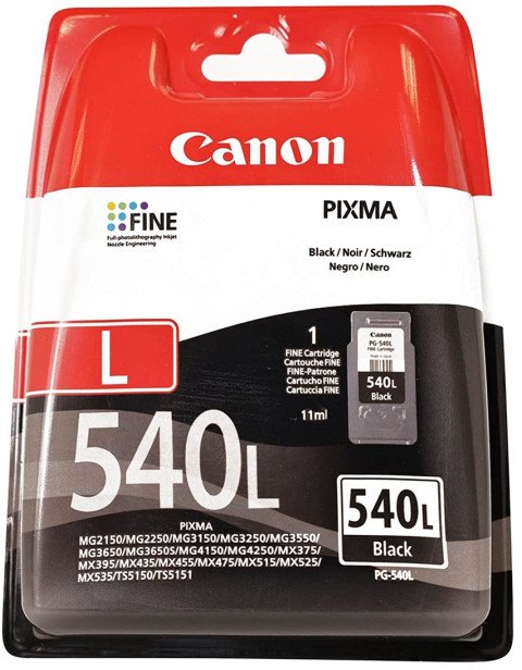 canon BLACK L INK CARTRIDGE/PG-540L/