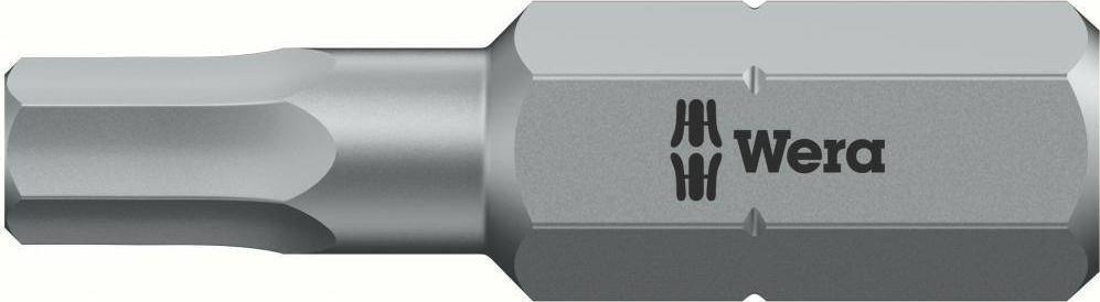 Wera Bit ciagliwo-twardy 1/4" DIN3126C6,3do srub z lbem z gniazdem 6-katnym 1,5x25mm Wera
