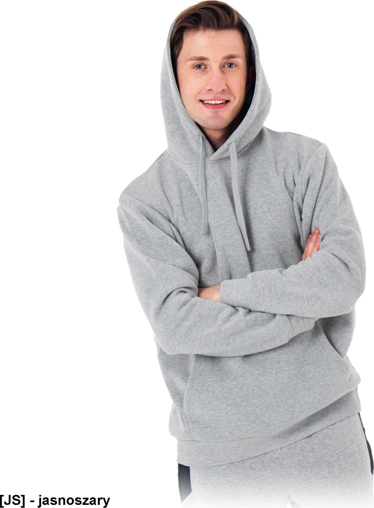 R.E.I.S. KANGU - Bluza męska - jasnoszary XL