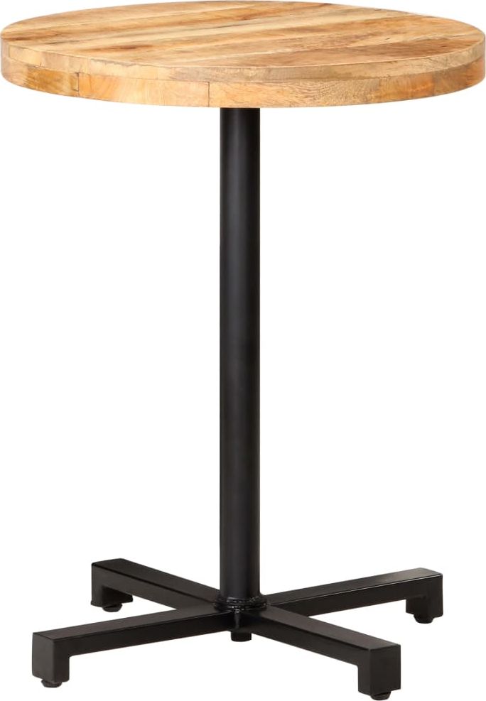 vidaXL Stolik bistro okrągły 60x75 cm surowe drewno mango VidaXL