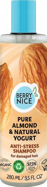 Berry Nice Szampon do włosów pure almond & natural yogurt 280ml