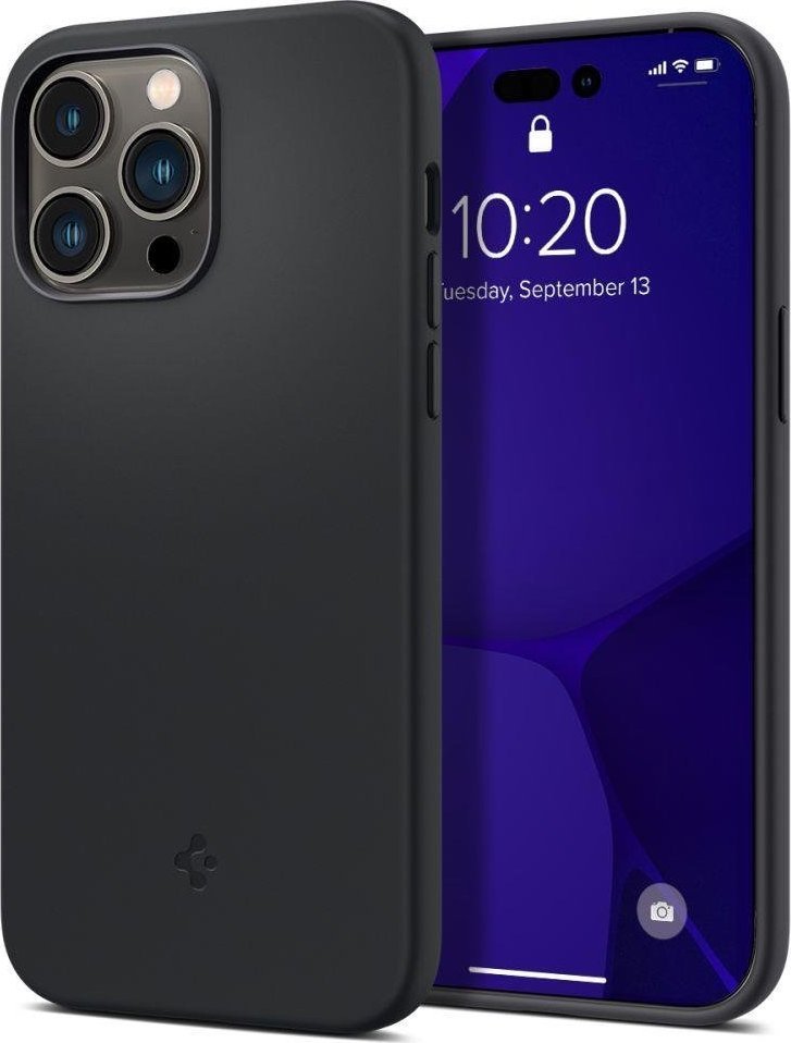 Spigen Etui Spigen Silicone Fit Mag MagSafe Apple iPhone 14 Pro Max Black