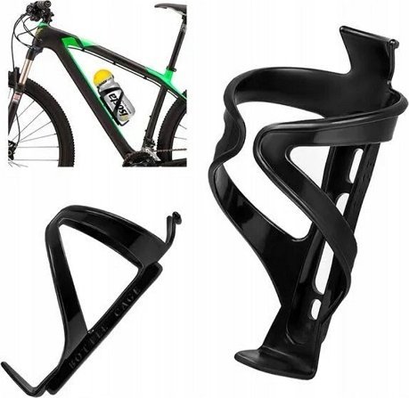 Hello Case Uchwyt Rowerowy Na Bidon Na Butelkę Regulowany 73-80mm czarny