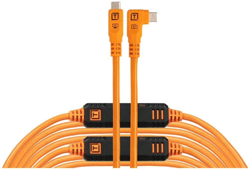 Tether Tools LeverLock&Cable Kit Optima 10G rechts orange 9,2m