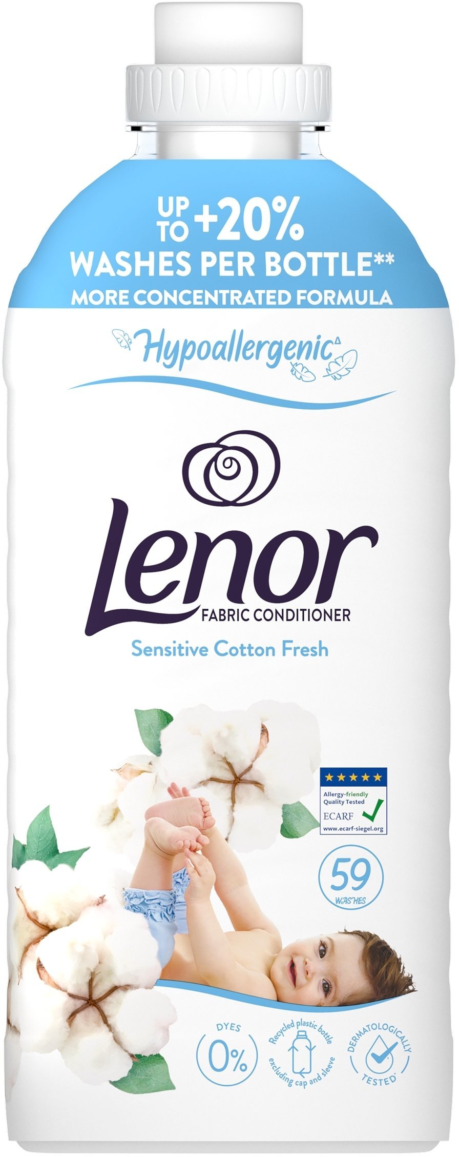 Płyn do płukania Lenor Sensitive Cotton Fresh 1.239l