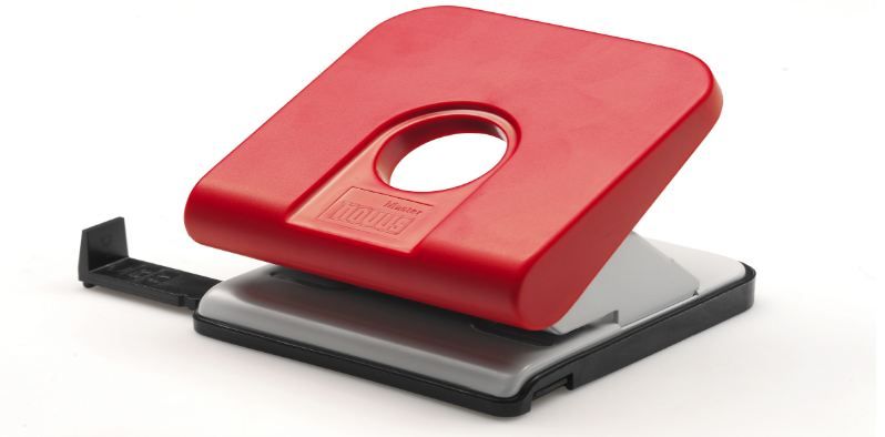 Dziurkacz Novus 25 kartek Czerwony (025-0308 NO)