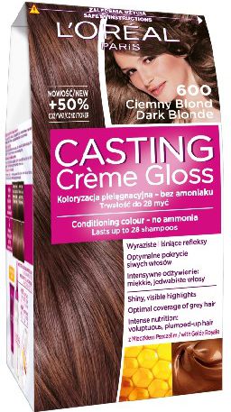 Casting Creme Gloss Krem koloryzujący nr 600 Ciemny Blond