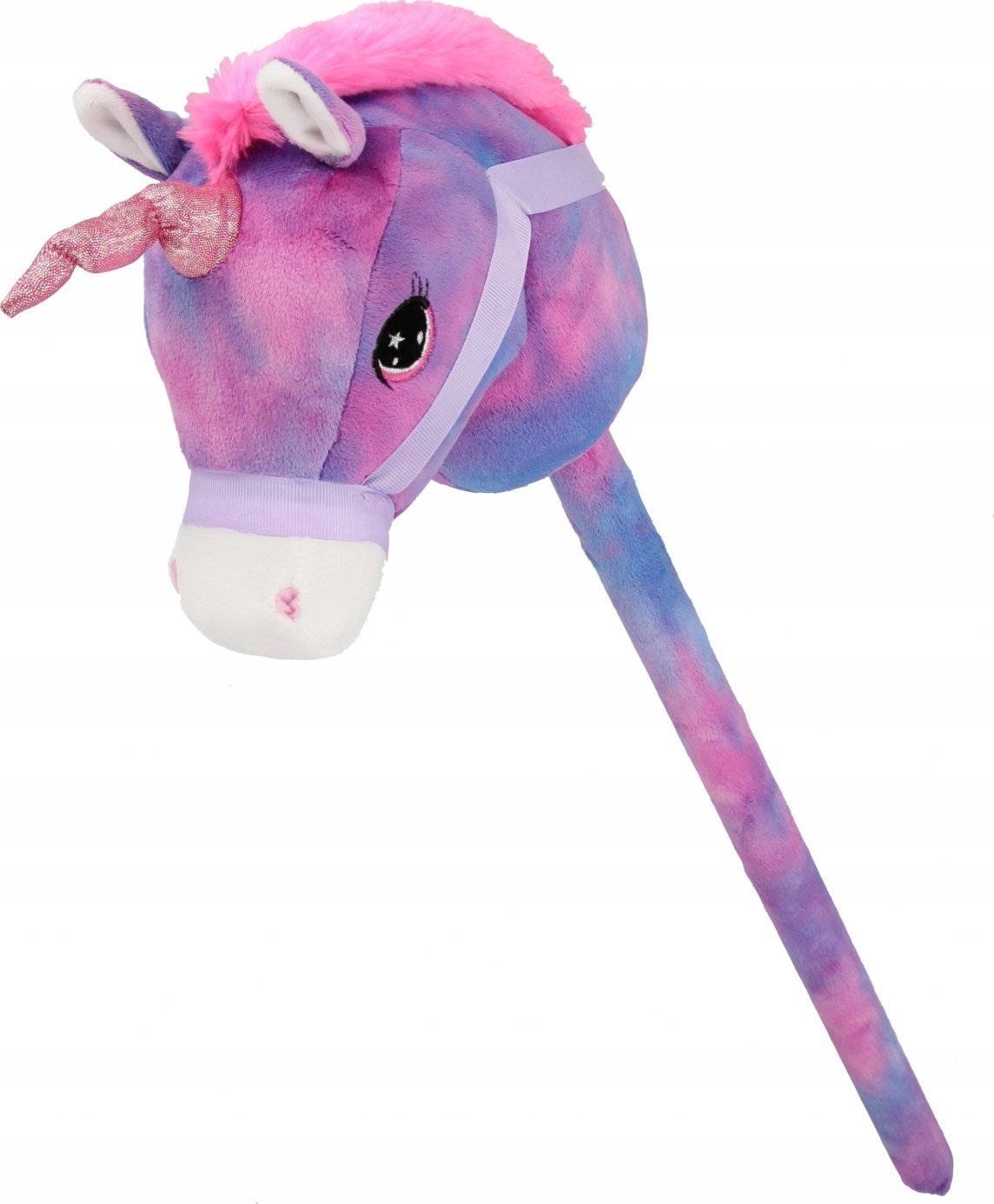 PLUSZAK JEDNOROZEC NA KIJU Z GLOS 80CM MIX3 MC50