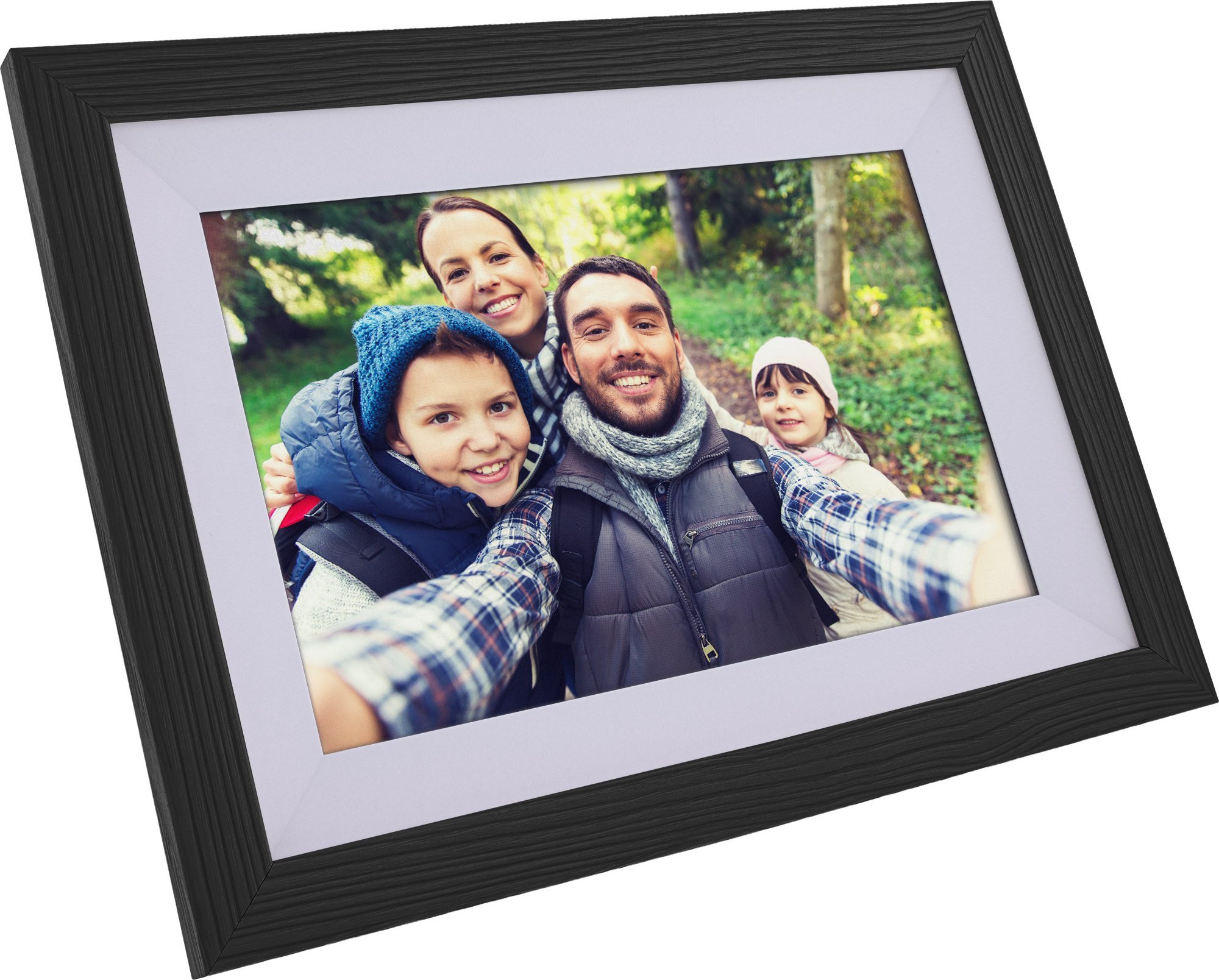 Ramka InLine InLine®, digital WiFi photo frame WiFRAME 2, 10.1", 1920x1200 16:10 LCD IPS touch screen, Frameo APP, white, incl. 3 interchangeable oute