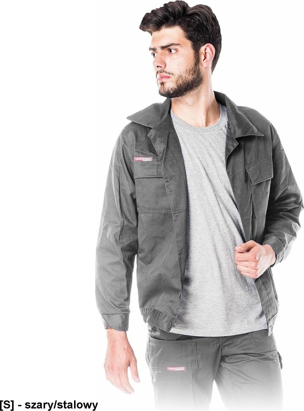 R.E.I.S. BM - bluza master odzież ochronna - szary/stalowy M