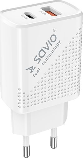Ładowarka Savio LA-04 1x USB-A 1x USB-C 3 A (1_787921)