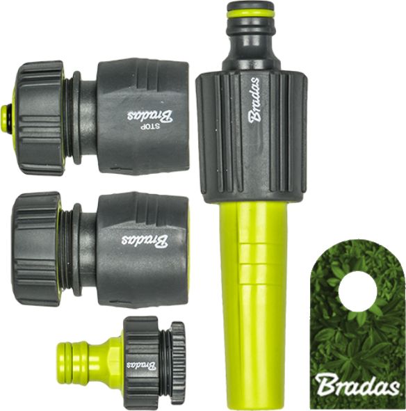 Bradas Zestaw 4-elementowy na wąż 3/4" LIME LINE SOFT LE-S5500-34K BRADAS 4482