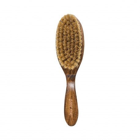 Barry King Ekskluzywna szczotka dla zwierząt drewniana szczotka z włosiem bukowe drewno, wym. 4,9x18,5cm