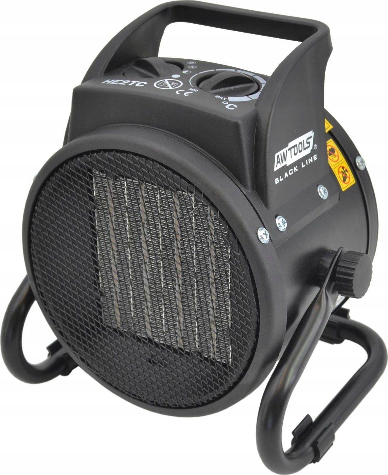AWTools AW NAGRZEWNICA ELEKTRYCZNA TUBA 2KW /BLACK LINE