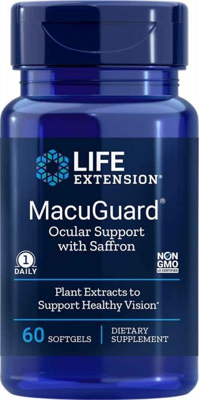 Life Extension Life Extension MacuGuard Wsparcie dla Oka z Szafranem - 60 kapsułek