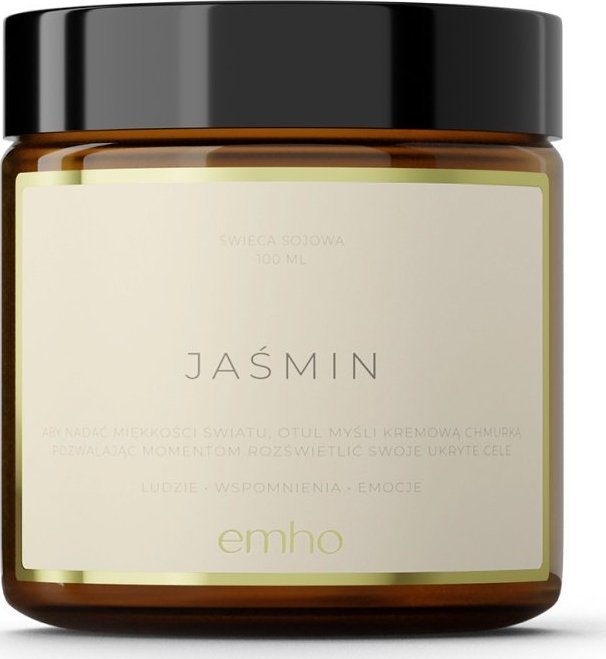 Emho Świeca sojowa zapachowa JAŚMIN