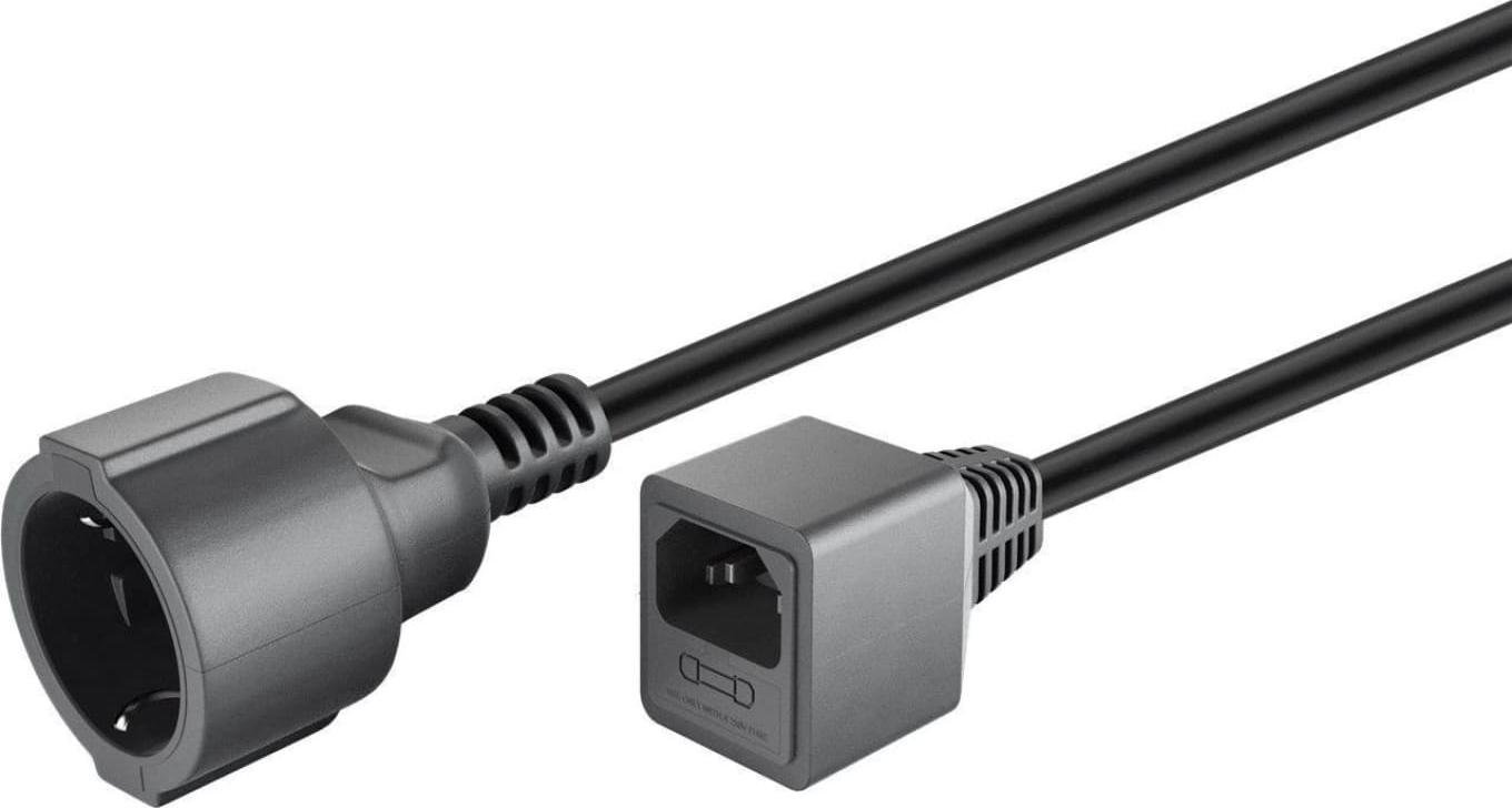Goobay Kabel przedłużający do UPS IEC C14 1.5m