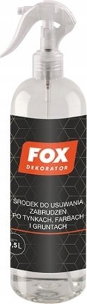 Fox Środek do zabrudzeń po tynkach i farbach 0,5l