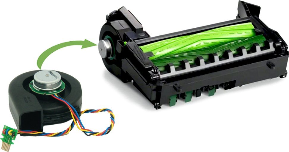 iRobot Silnik dmuchawy modułu głowicy czyszczącej do iRobot Roomba e & i & j