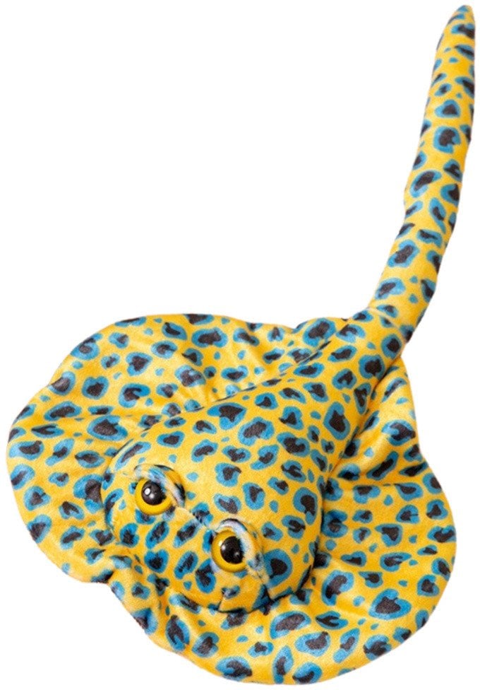 Maskotka Pluszowa Płaszczka Przytulanka Żółta W Kropki 50cm