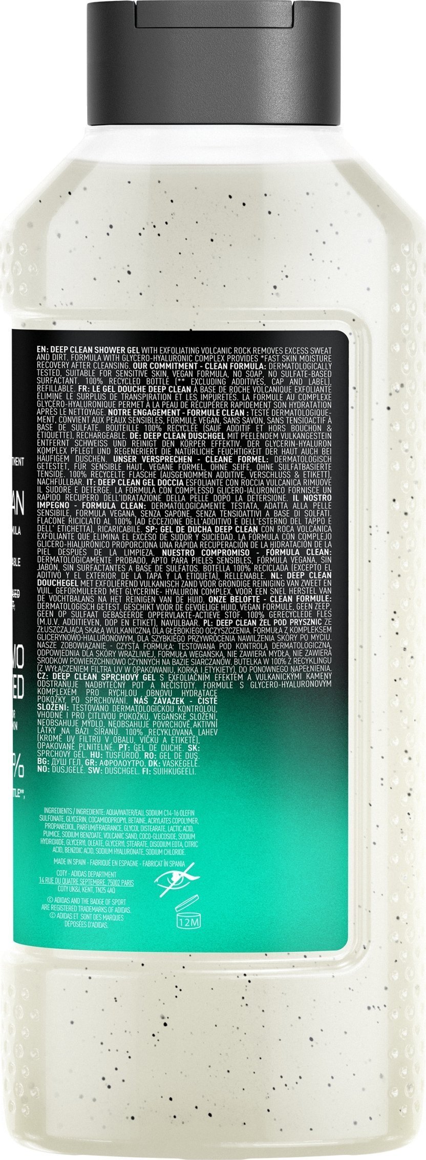 Adidas ADIDAS Deep Clean SHOWER GEL 400ml