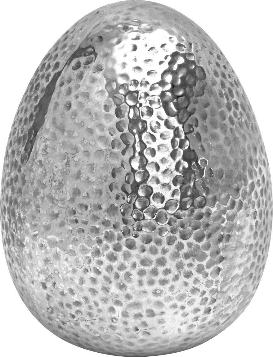 Art-Pol Jajko srebrne wytłaczane średnie