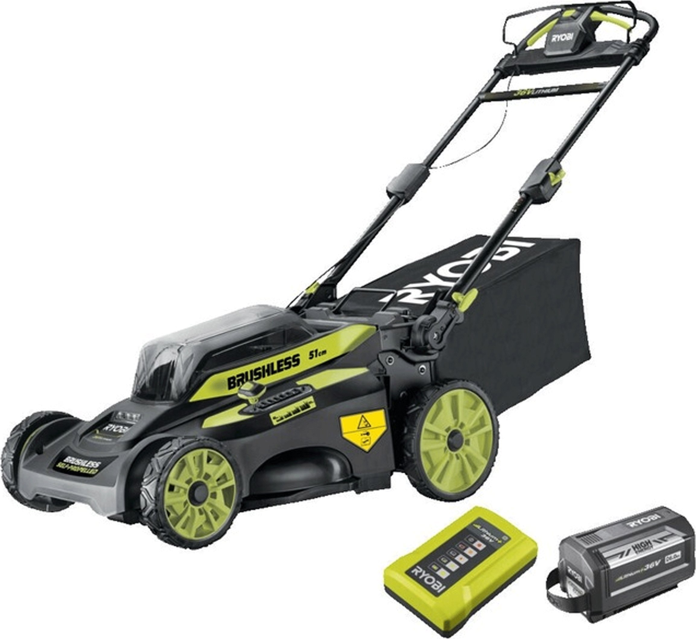 Kosiarka spalinowa Ryobi Ryobi RY36LMX51A-160 36 V cordless lawn mower brushless