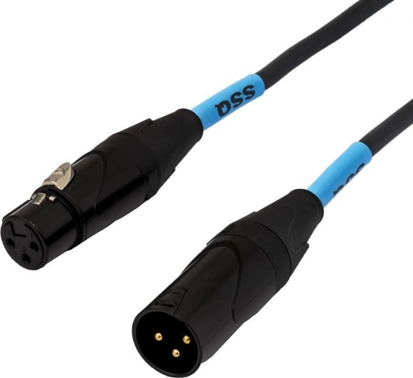 Kabel SSQ XLR - XLR 2m czarny (SS-1413)
