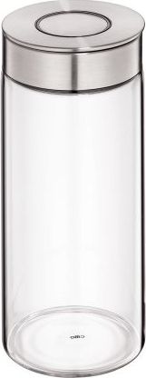 Cilio Pojemnik kuchenny Cilio Vetro, szkło/stel nierdzewna, 1,4 l, śred. 10 x 22,5 cm