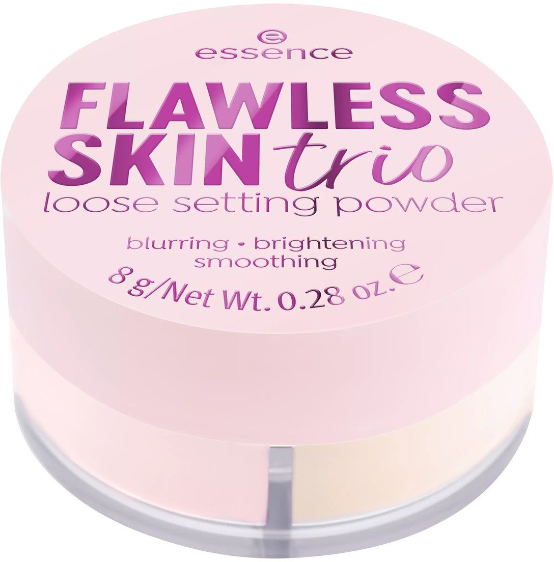 Essence Flawless Skin Trio Sypki puder utrwalający 8g