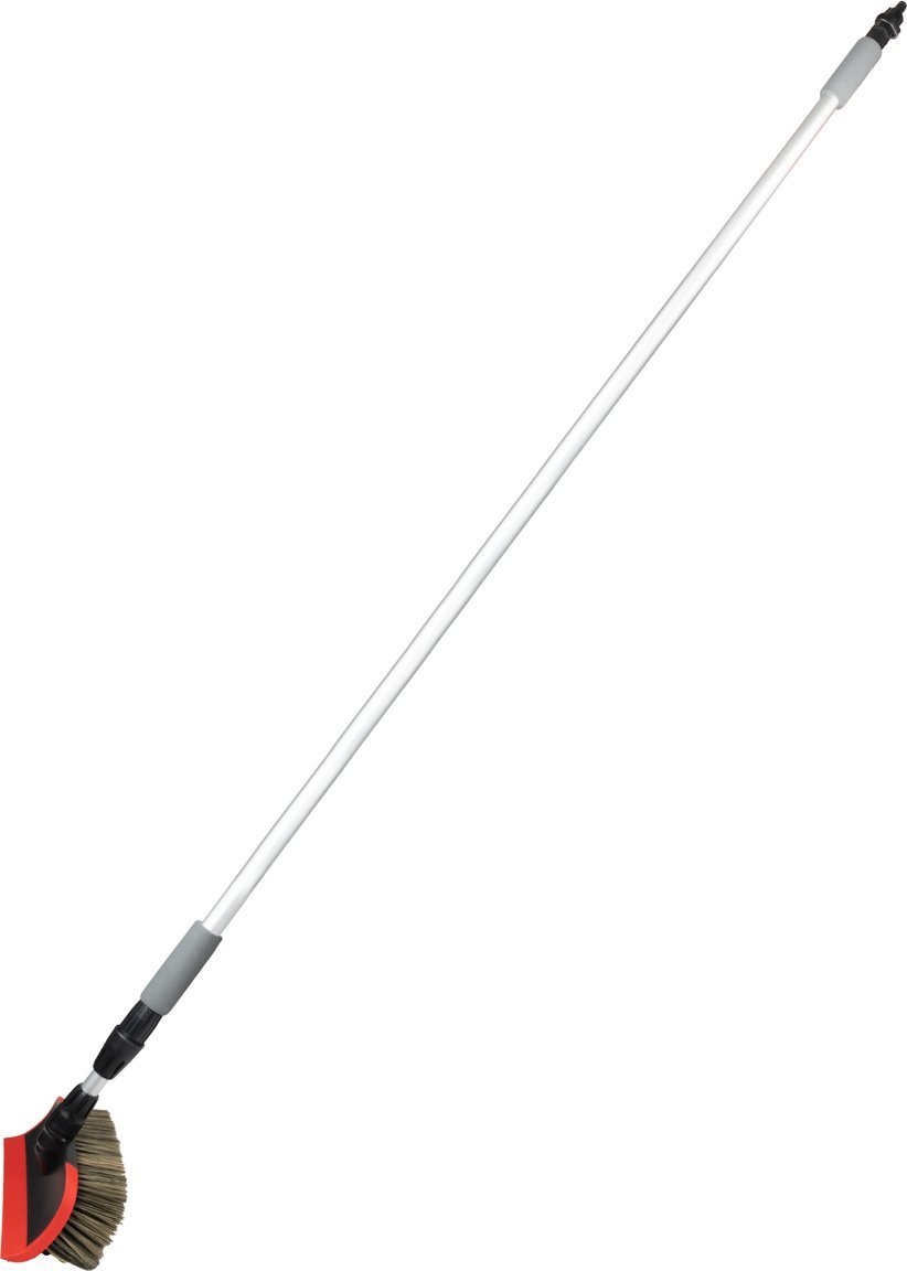 AMiO Szczotka teleskopowa przepływowa do mycia samochodu auta 171-300cm amio-03957