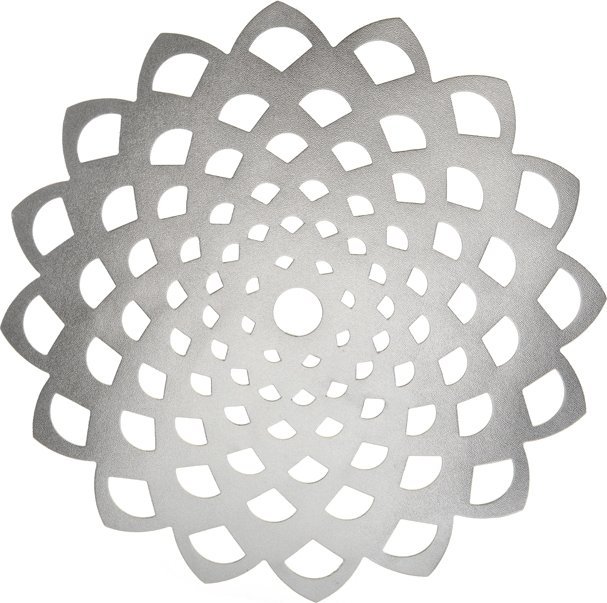 Witek Home Podkładka na stół Ambition srebrna 38cm