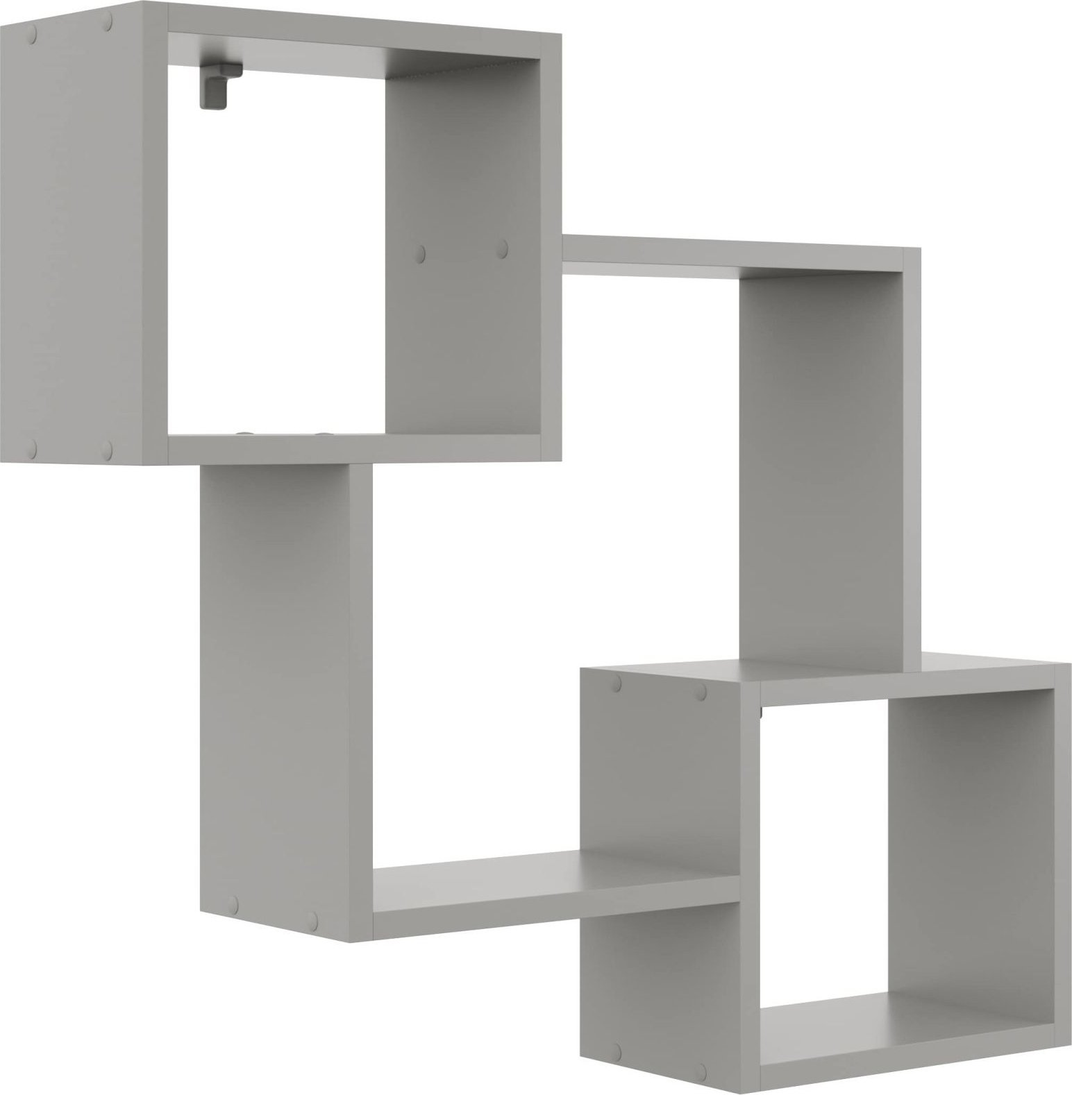 Tyletegotu Półka ścienna, wisząca, regał, 78x18x71 cm, szary, mat