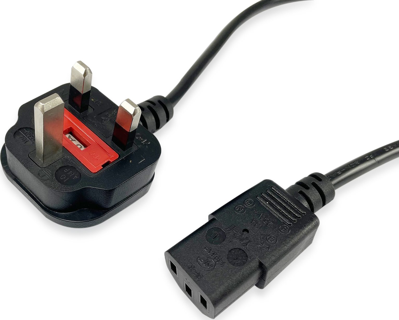 Kabel zasilający Equip Equip 112300 power cable Black 2 m BS 1363 C13 coupler 4015867227077