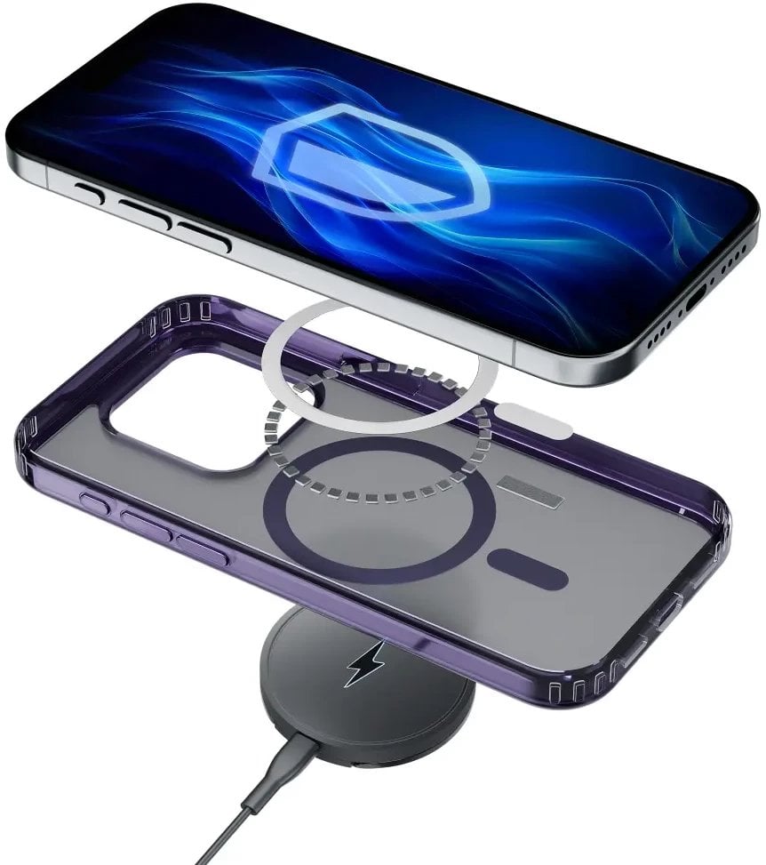 3mk Frosty MagCase Purple pro Apple iPhone 17 Pro Max