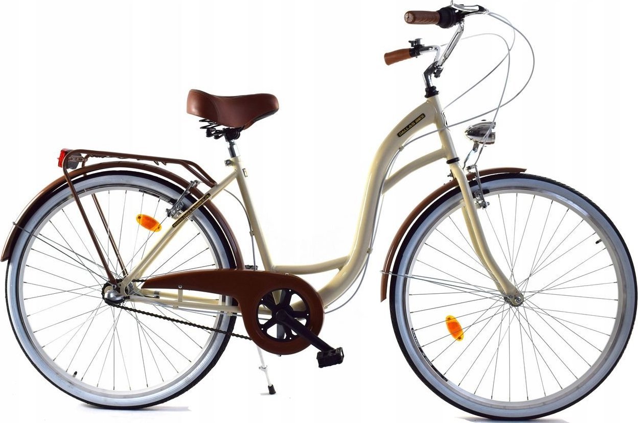 Dallas Bike Rower Dallas City 28" 3spd - kremowy z brązem