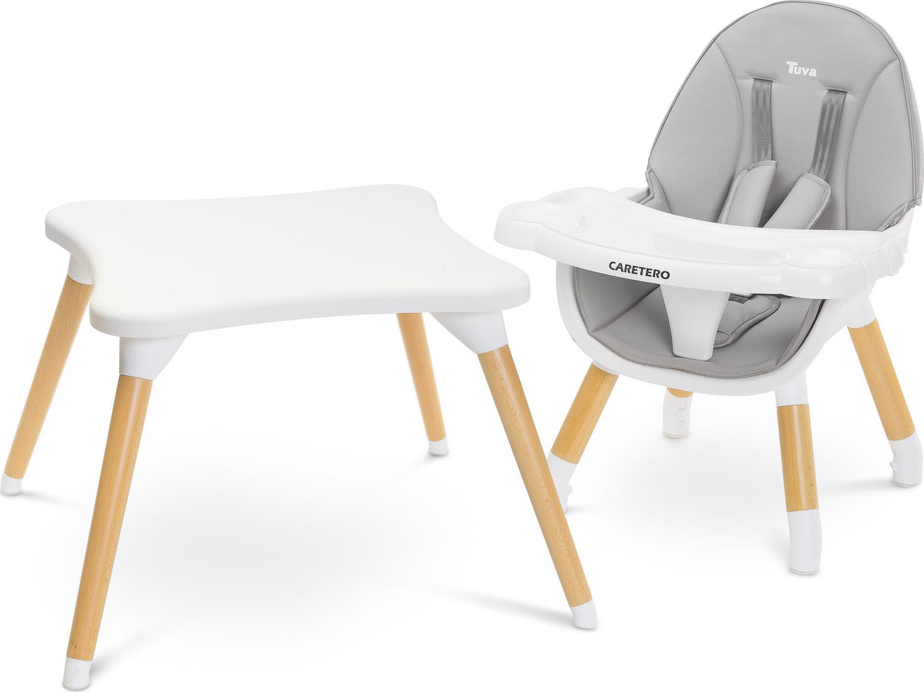 Caretero Krzesełko do karmienia Tuva szare (TERO-7706)