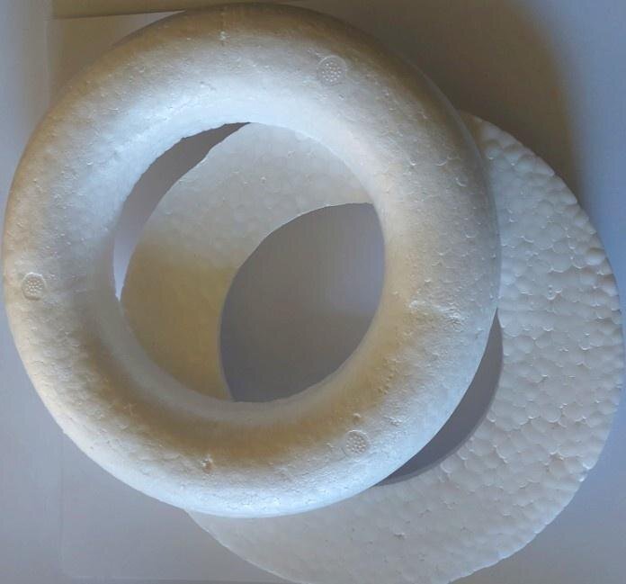 Titanum Koło z półpłaskiego styropianu 15cm 2szt