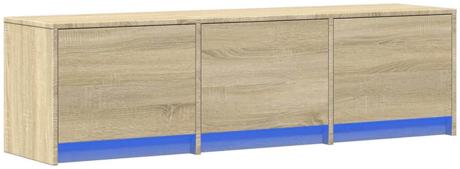 vidaXL Szafka pod telewizor z LED z szufladą Sonoma 140 x 34 x 40 cm