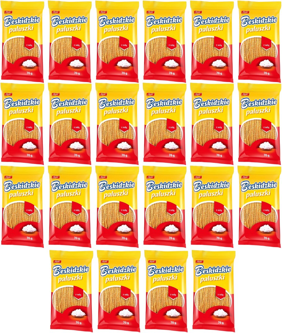 Beskidzkie Paluszki z solą 70 g x 22 sztuk