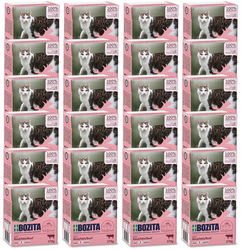 BOZITA Cat Wołowina W Sosie 24x370g