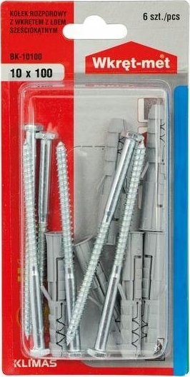 Wkręt-met BLI KOŁ.ROZ.Z ŁBEM SZEŚĆ. 10X100 kod:BK-