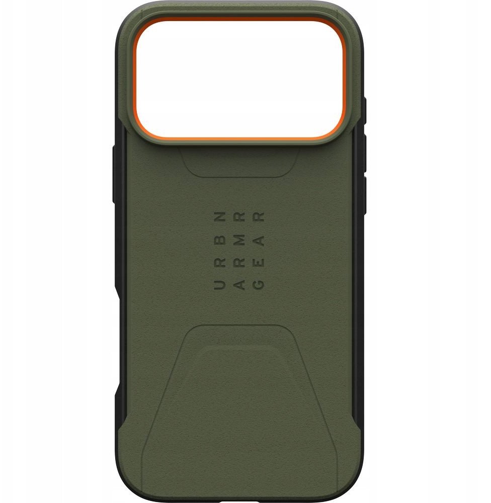 UAG Civilian MagSafe - etui do iPhone 17 Pro Max kompatybilne z MagSafe (olive/orange)