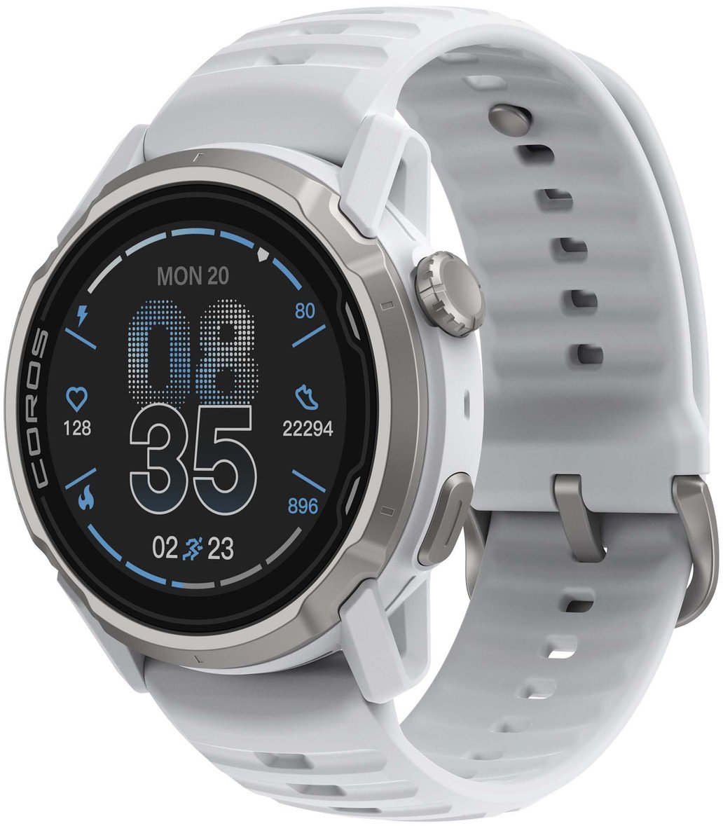 Zegarek sportowy Coros Apex 4 - 42 mm Biały (WAPX4-WHT.42)