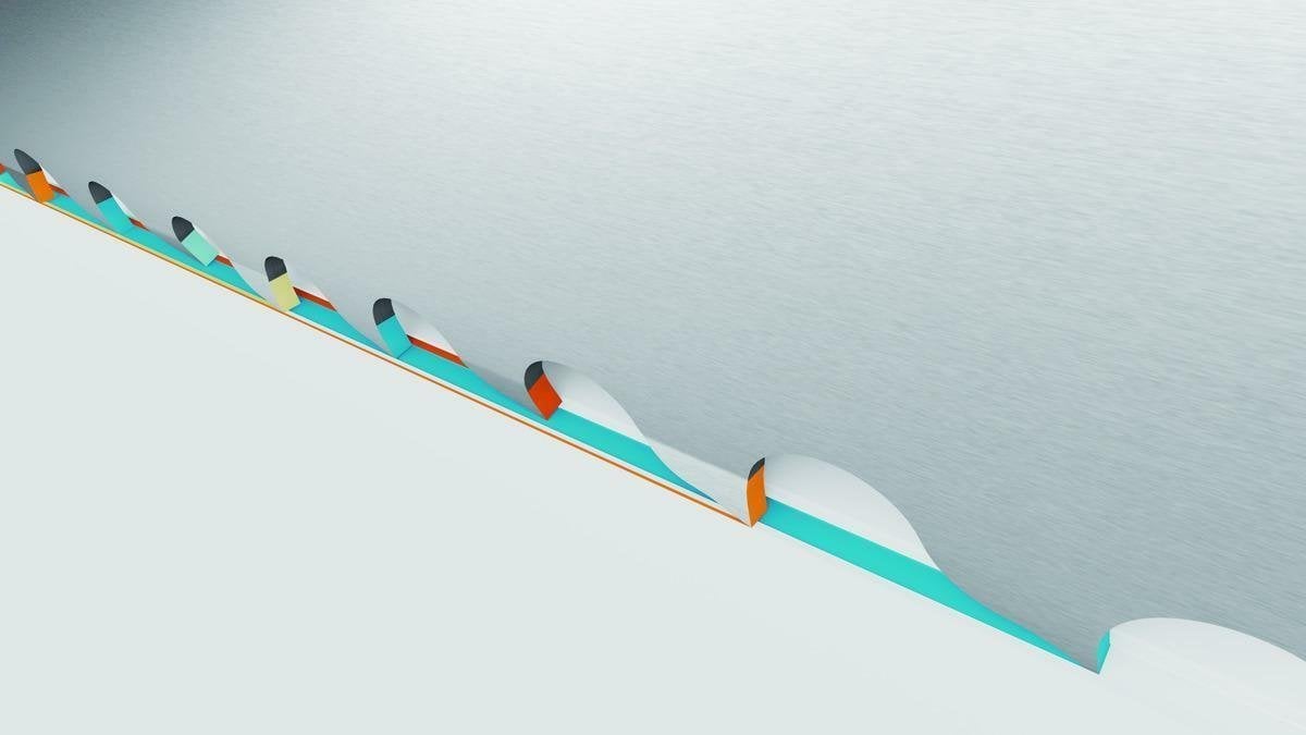 Bahco PILA TASMOWA ROLKA 27*0.9* 4/6 3853 BAHCO