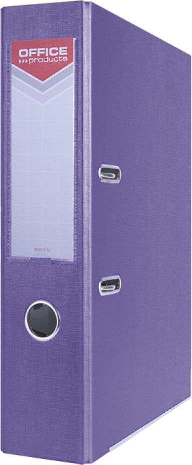 Segregator Office Products Officer dźwigniowy A4 75mm fioletowy (PBSX0770)