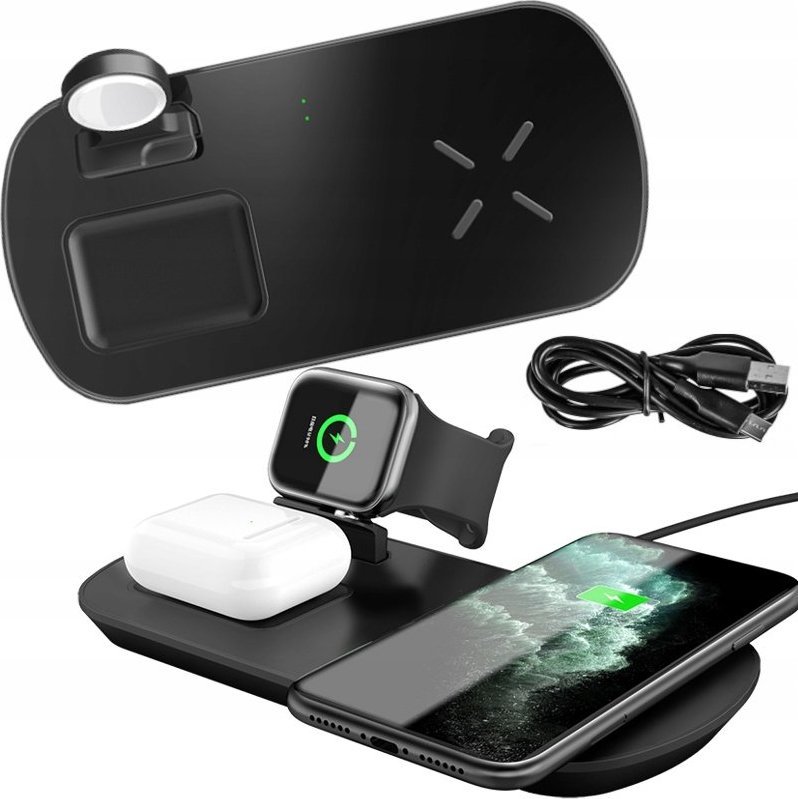Ładowarka Spreest ŁADOWARKA INDUKCYJNA DO IPHONE APPLE WATCH AIRPODS